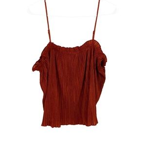 Madewell Shirt Tank Top Orange